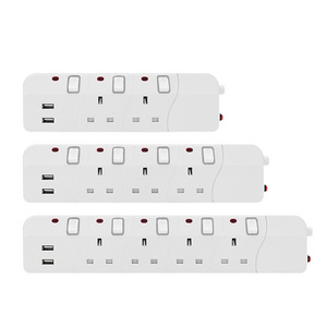 Kuwait Power Plug Extension Socket Safety Brand With USB Gmark