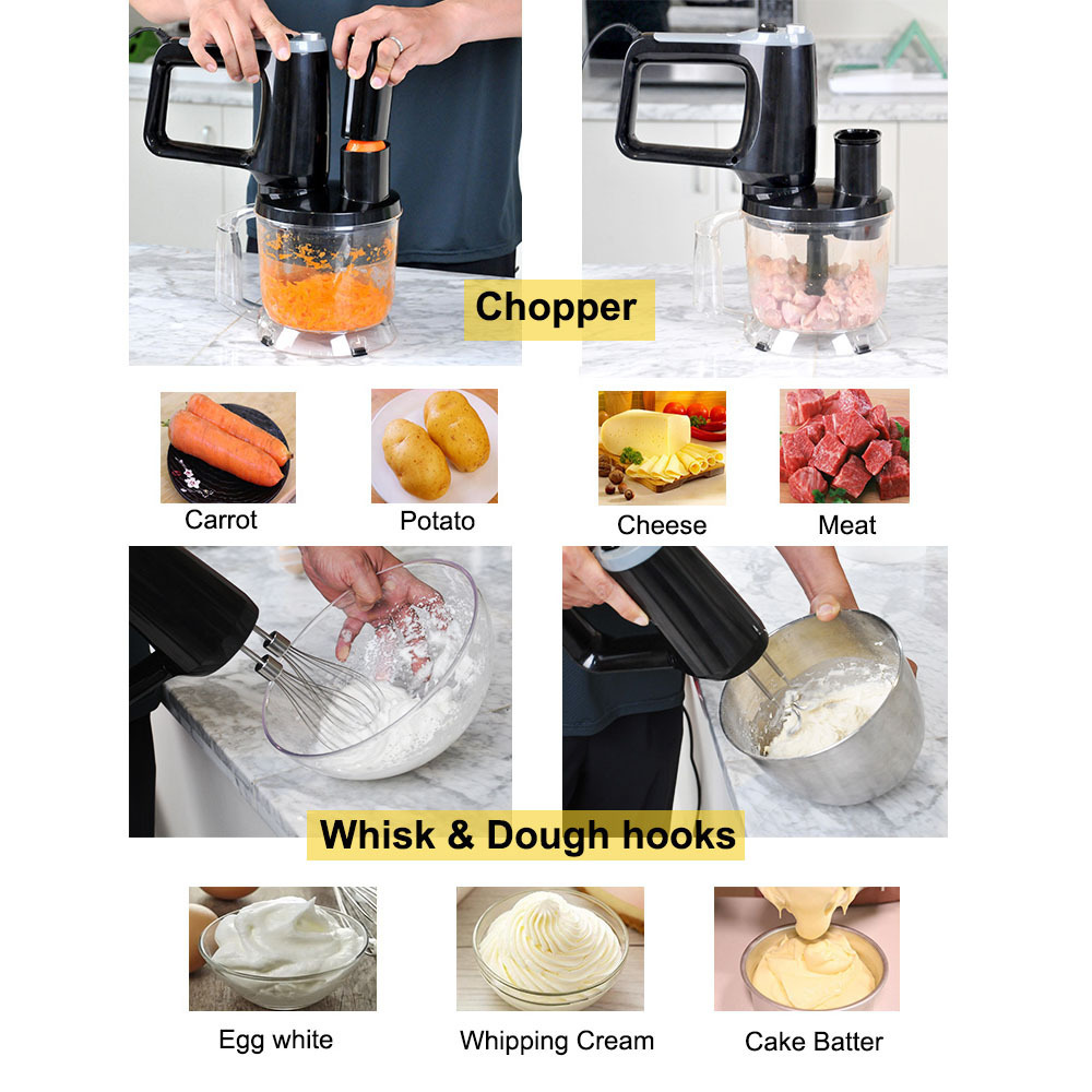 japanese smart blender and yam pounder food processor grinding commercial multifunction with whisk hand mixer machine