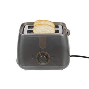 Classic Vintage Multifunction Slicer Bread Food Grade Long Slot Retro Toaster With Slide Out Crumb Tray