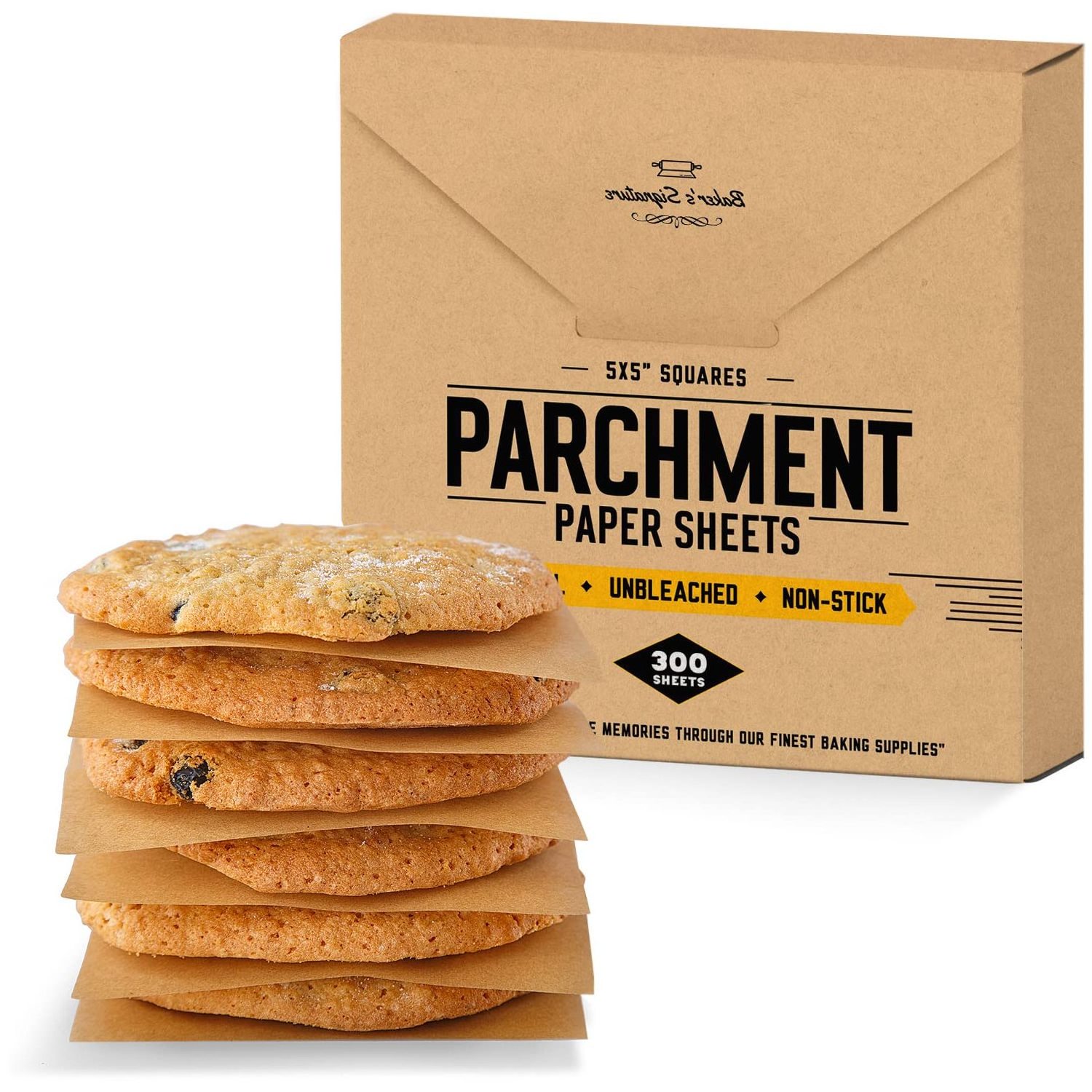 hot 200 Pcs Parchment Paper Baking Sheets 12x16 Inches Non-Stick Precut Baking Parchment Perfect for Baking Grilling