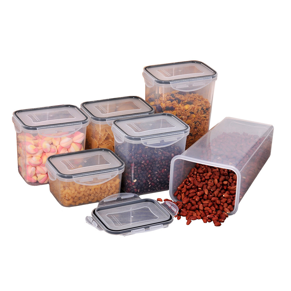 2L plastic airtight rice storage container rice nut marshmallow sponges rice flour storage container dispenser