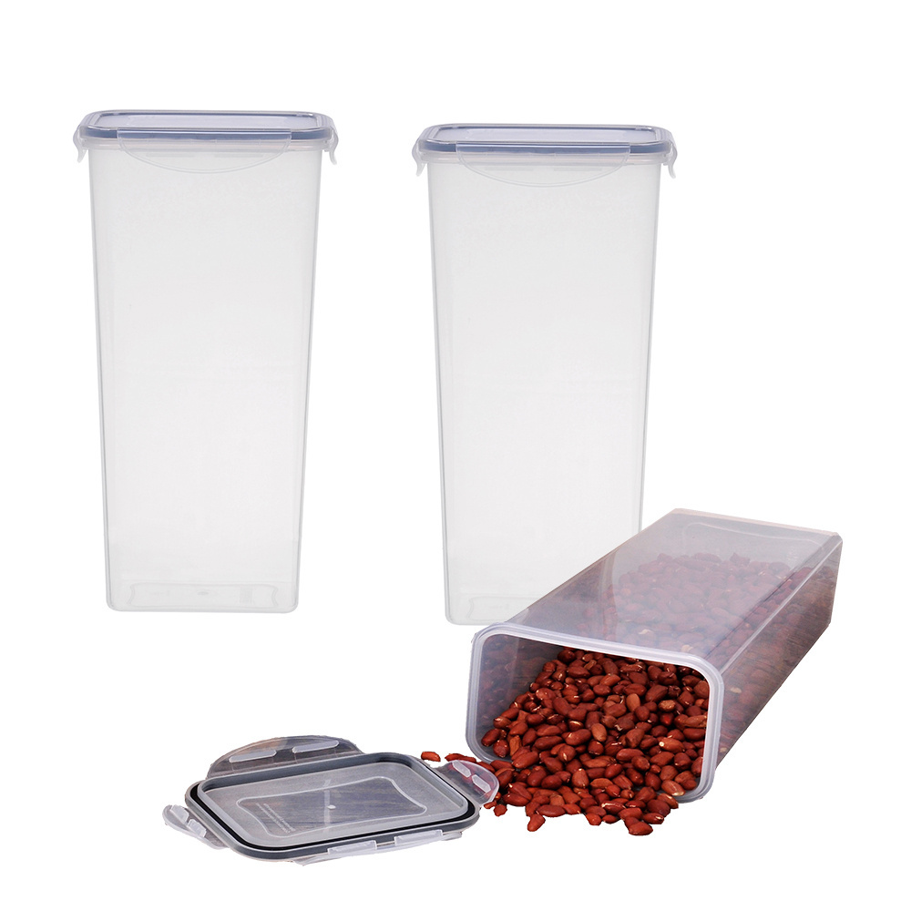 2L plastic airtight rice storage container rice nut marshmallow sponges rice flour storage container dispenser