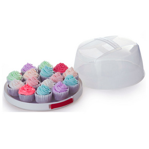 Jiangmen Henglong plastic cupcake carrier plastic cake carrier wholesale cake server