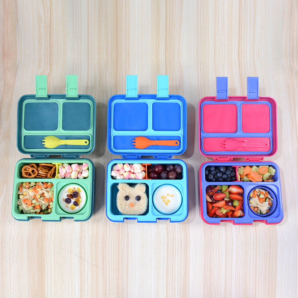 Plastic microwave silicone seal ring kids insulated lunch box bento lunch box accessories for kids school tiffin lunch box