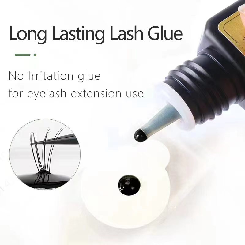 Lash Glue Korean Eyelash Adhesive Individual Volume Oil Proof Eyelash Extension Glue Professional Glue for Lash Extension