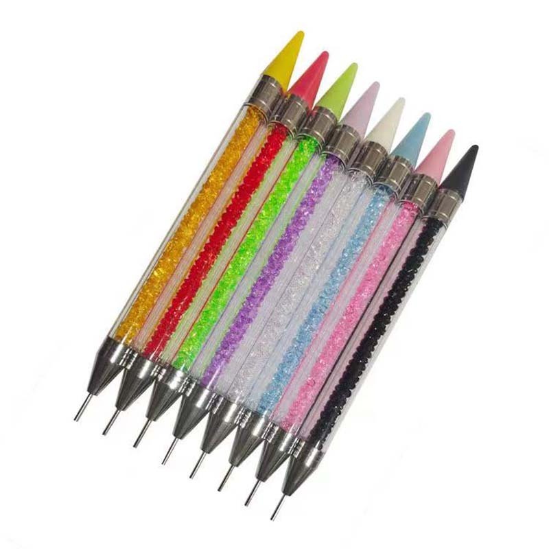 Nail Wax Dotting pen Rhinestones Picker Pencil Manicure Tools Nail Beauty Salon Diamond Crystal Pen Lash Makeup Dotting Pen