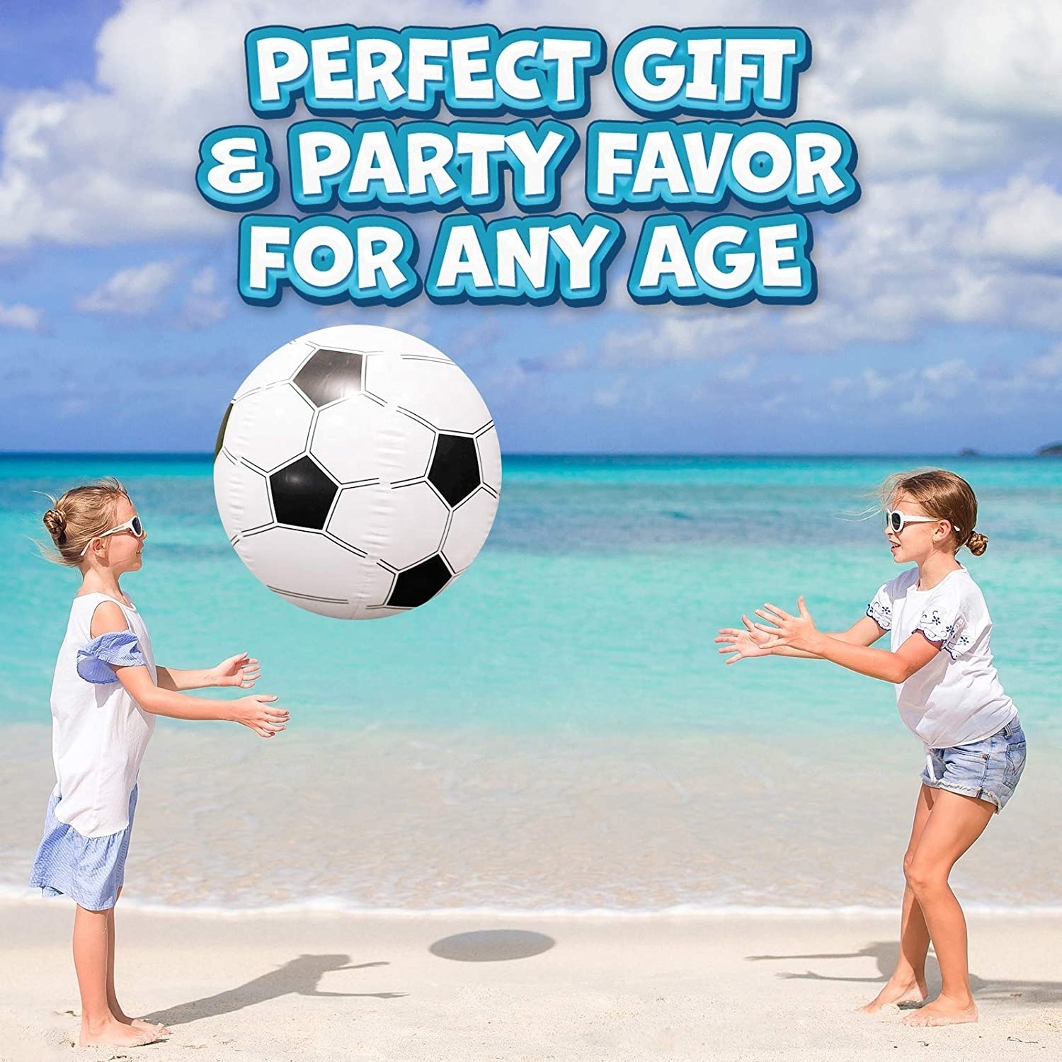 Large Beach Ball for Kids: Best Soccer Ball Giant Beach Balls for Pool.