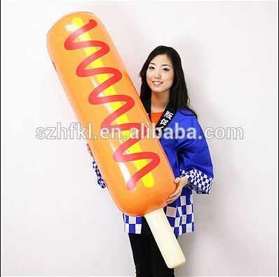 promotional food product replica giant inflatable hot dog sausage