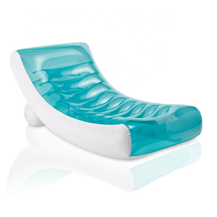 adult inflatable floating chaise lounger chair