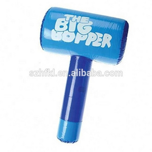 school carnival blue big bopper plastic inflatable toy hammer