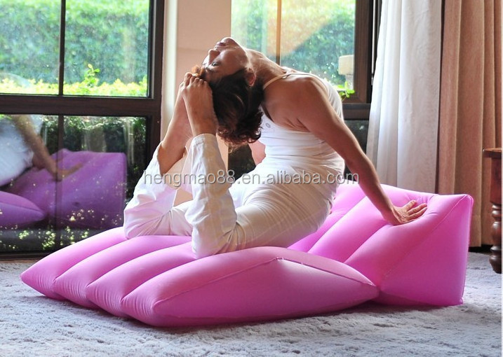 inflatable yoga wedge pillow set