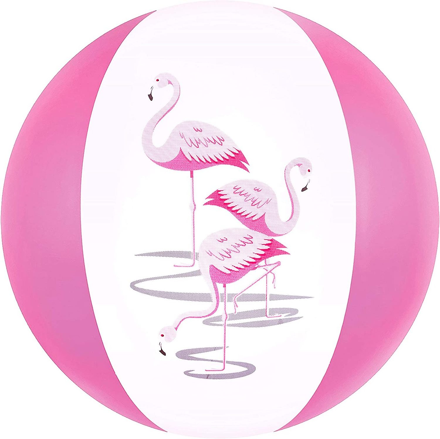 Flamingo Party Pack Inflatable Beach Balls Pool Pink Themed Party Activities Toys for Kids Adults