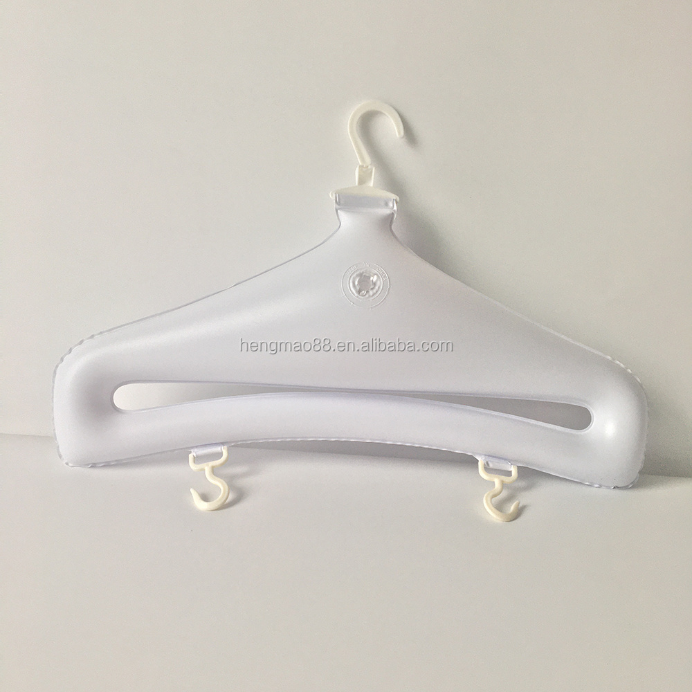 Portable travel folding hanger inflatable hanger for travel lightweight