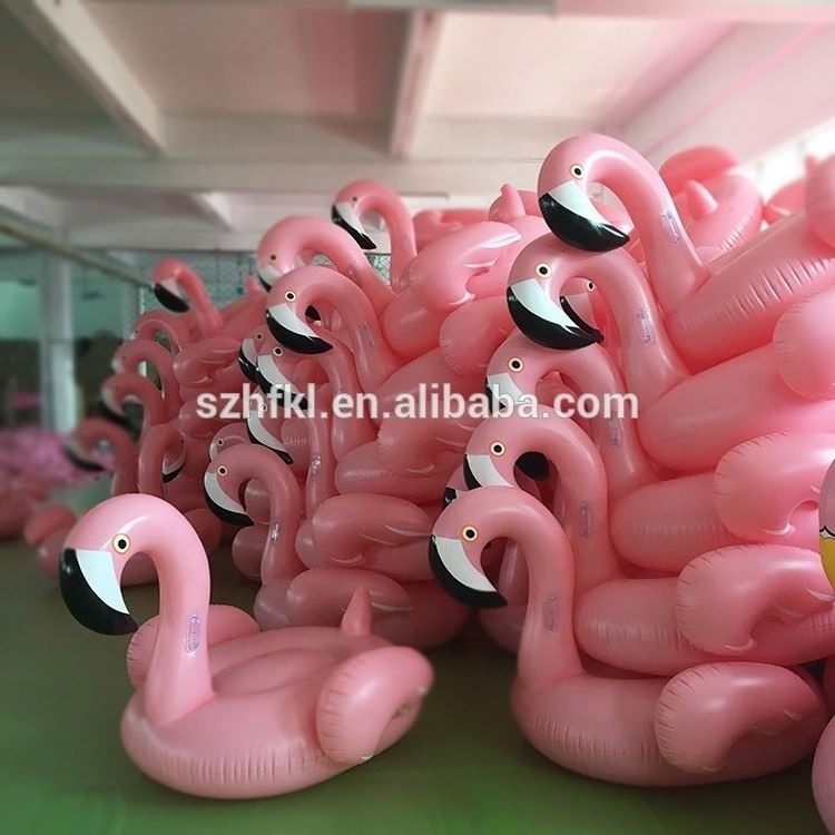 wholesale pink small inflatable flamingo float