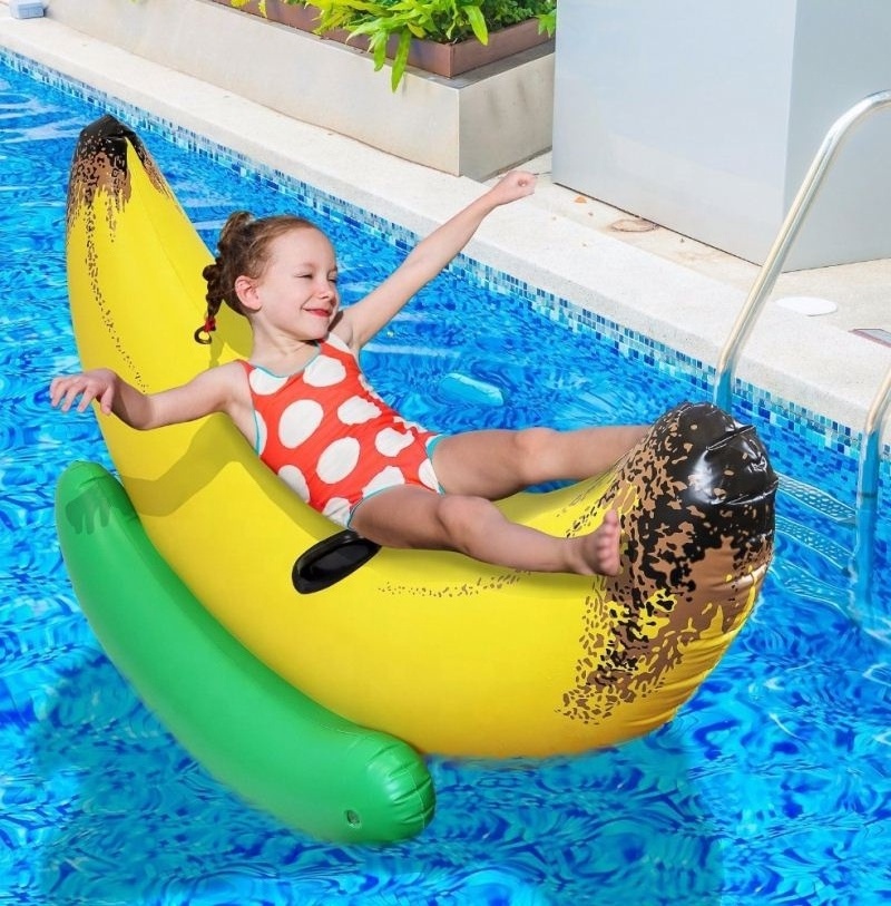 Huge Inflatable Tropical Banana Party Ride- On Banana Pool Float