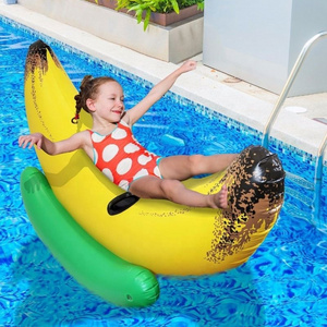 Huge Inflatable Tropical Banana Party Ride- On Banana Pool Float