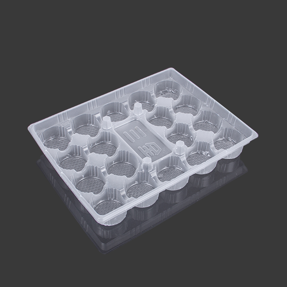 Plastic compartment plate disposable meatballs chocolate packaging tray containers