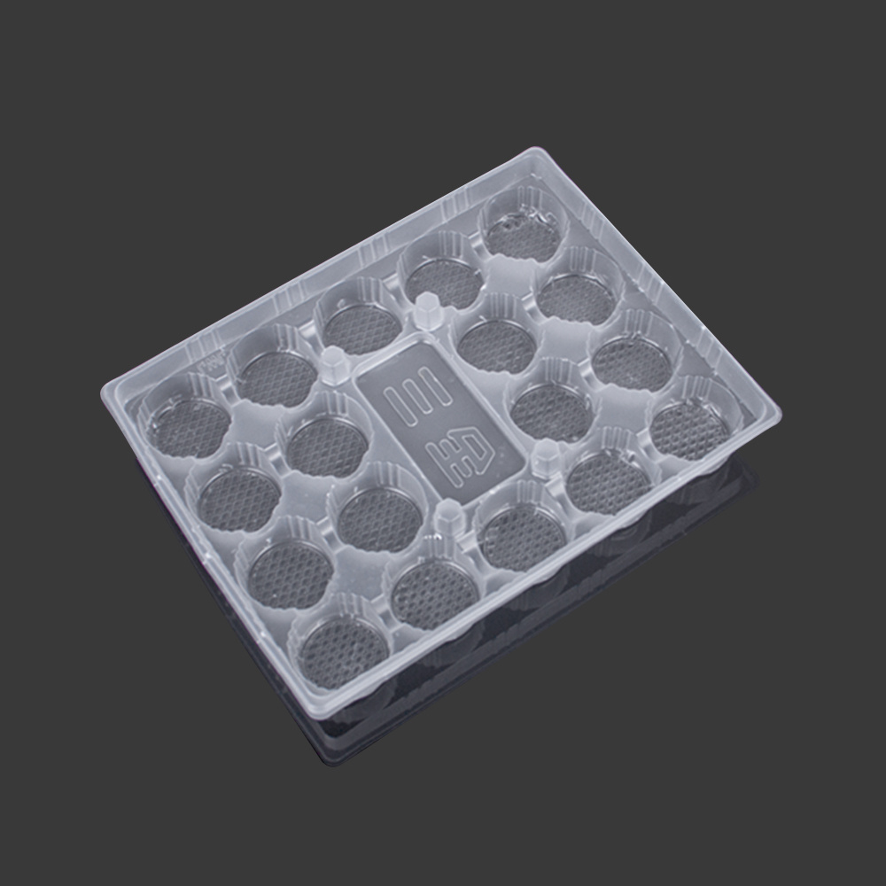 Plastic compartment plate disposable meatballs chocolate packaging tray containers