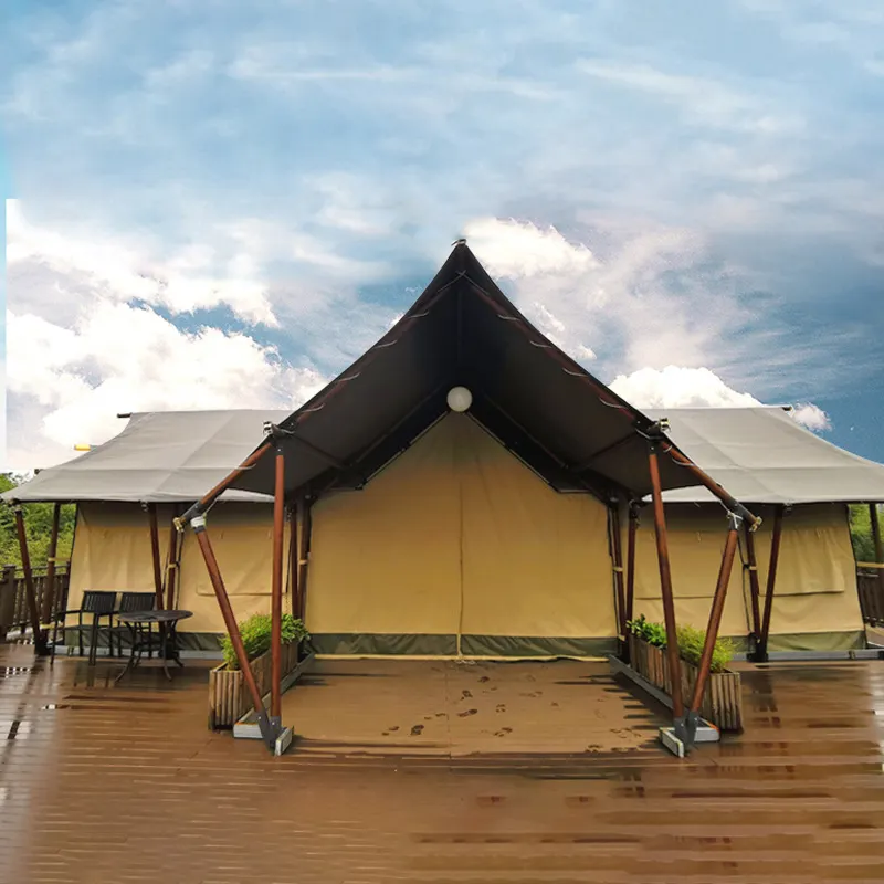 New Design Wind Resistant Large Tent Heavy Duty Tent House Glamping Tent For Resort Hotel