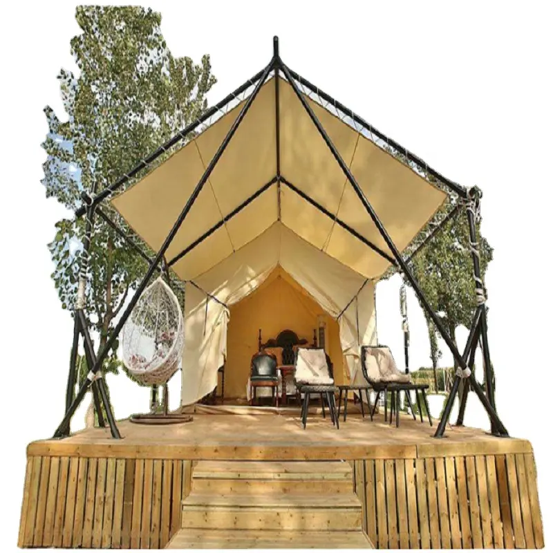 New Design Luxury Wedding Tents Outdoor Glamping Safari Tent For Resort Hotel