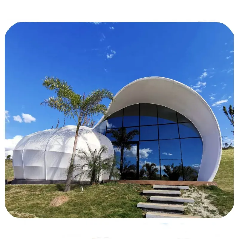 Hot Selling Luxury Hotel Prefab House Sea Shell Camping Tents Glamping Hotel Tent