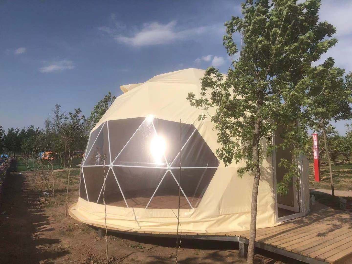 Professional Camping Equipment Transparent Spherical Garden Tent Glamping Tent