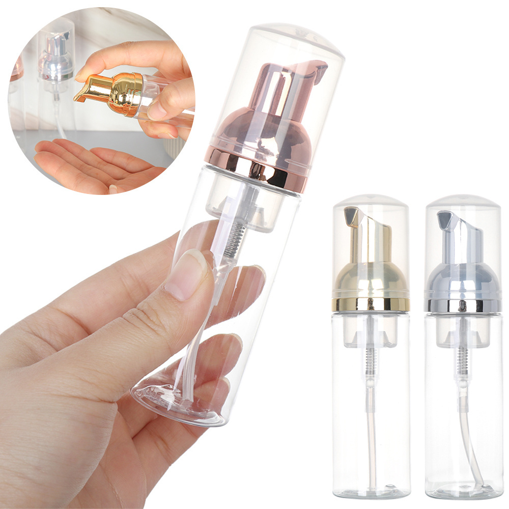 wholesale 30ml 50ml 60ml 80ml Plastic Foamer Pump Bottle Refillable Empty Cosmetic Bottle Soap Dispenser Foam bottle foamer