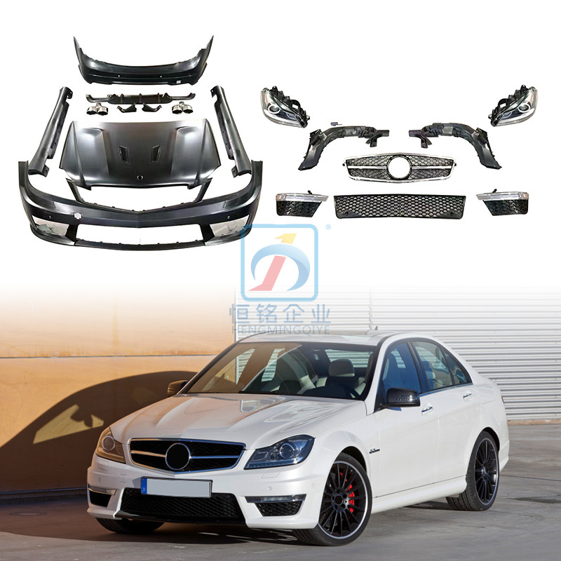 C Class 2008 2010 2012 2013 W204 C63 BodyKit W204 Amg Front Bumper W204 body kit for mercedes c180 coupe