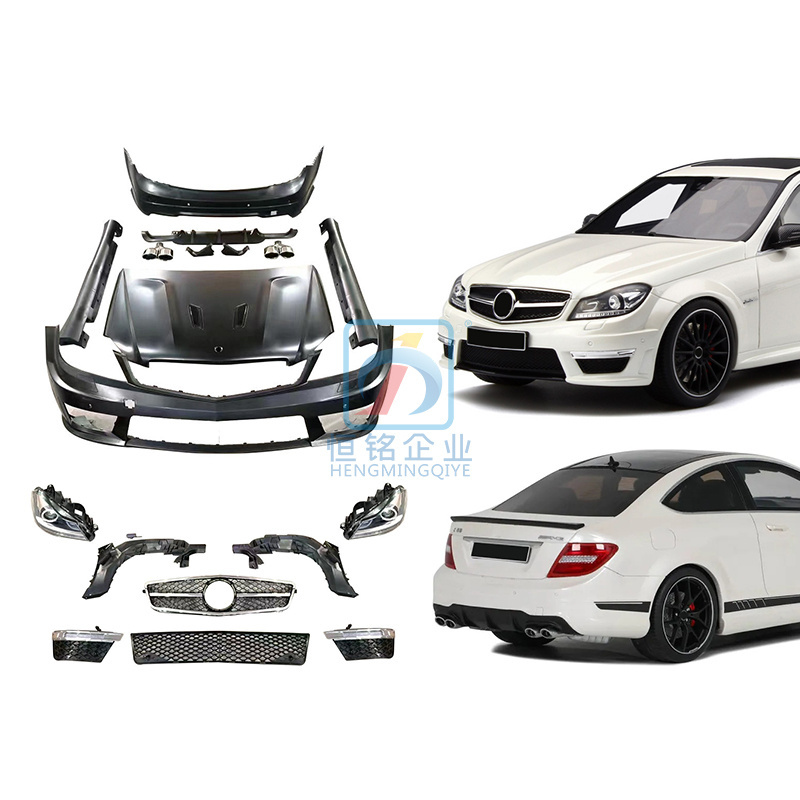 C Class 2008 2010 2012 2013 W204 C63 BodyKit W204 Amg Front Bumper W204 body kit for mercedes c180 coupe