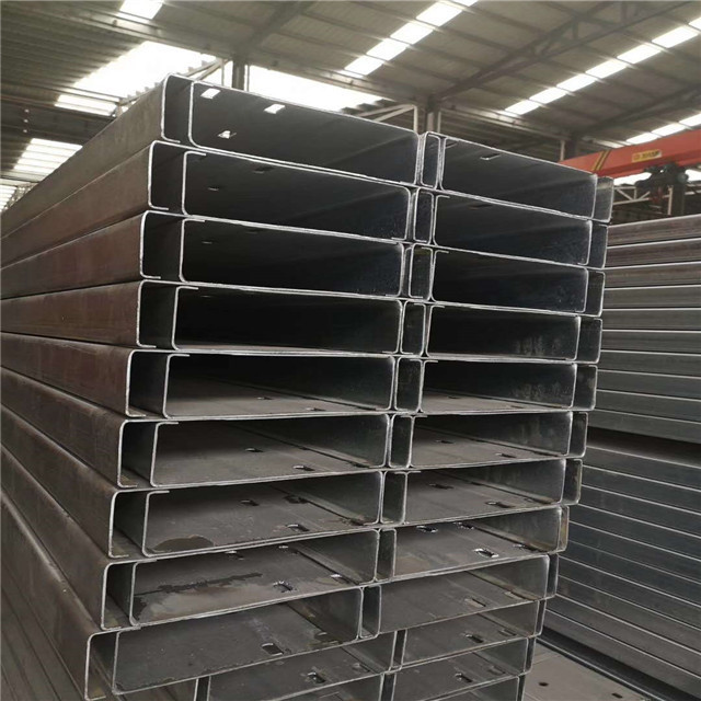 steel processing parts galvanized u beam steel U channel structural steel c channel / C profile price Purlin