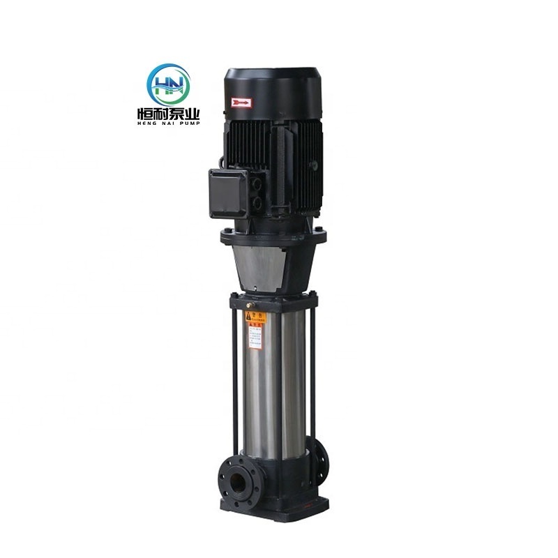 multistage pump high pressure vertical water pump stainless steel vertical pipeline multistage centrifugal pump