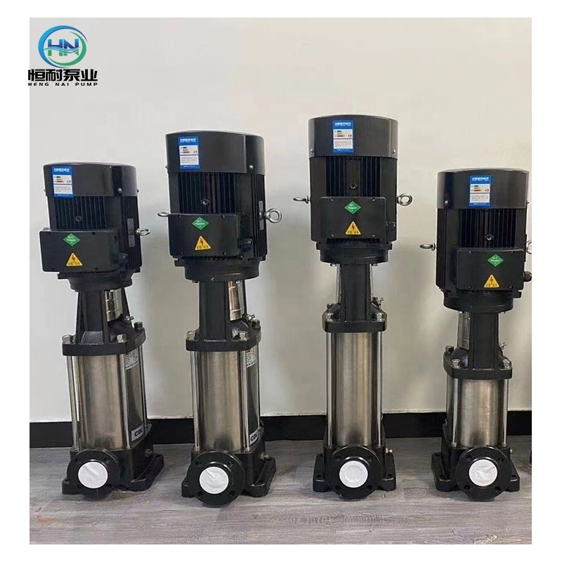 multistage pump high pressure vertical water pump stainless steel vertical pipeline multistage centrifugal pump