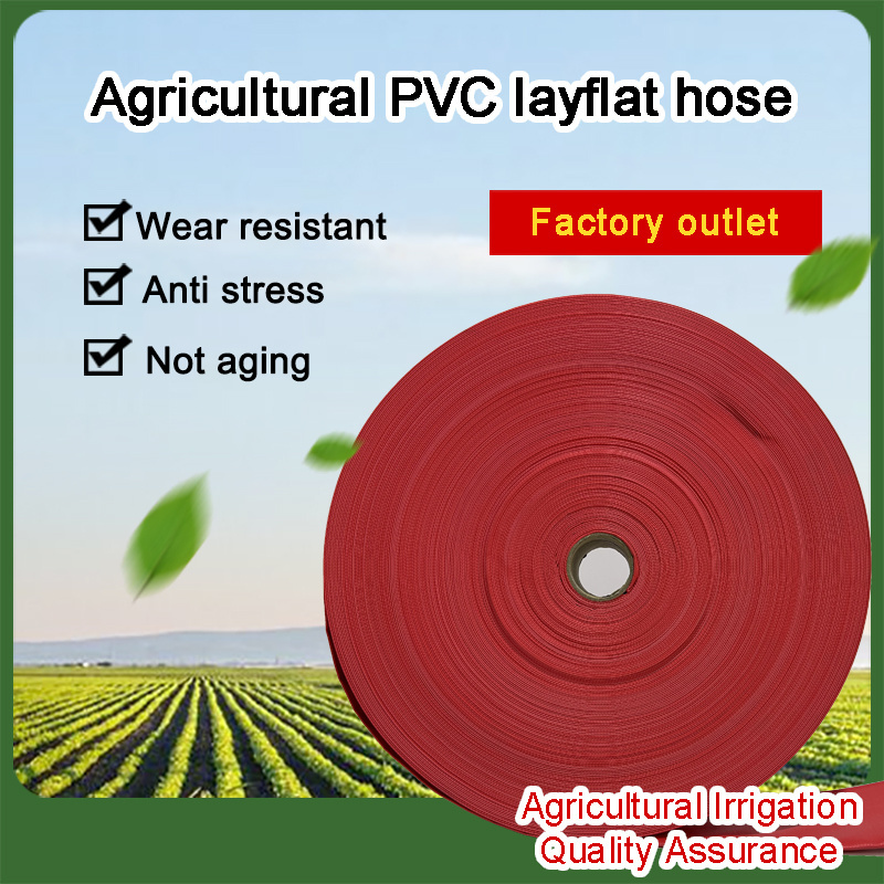 Factory Direct High-Strength Agricultural Water Hose Sales Pvc Lay Flat Irrigation Hose Of Order From One Roll