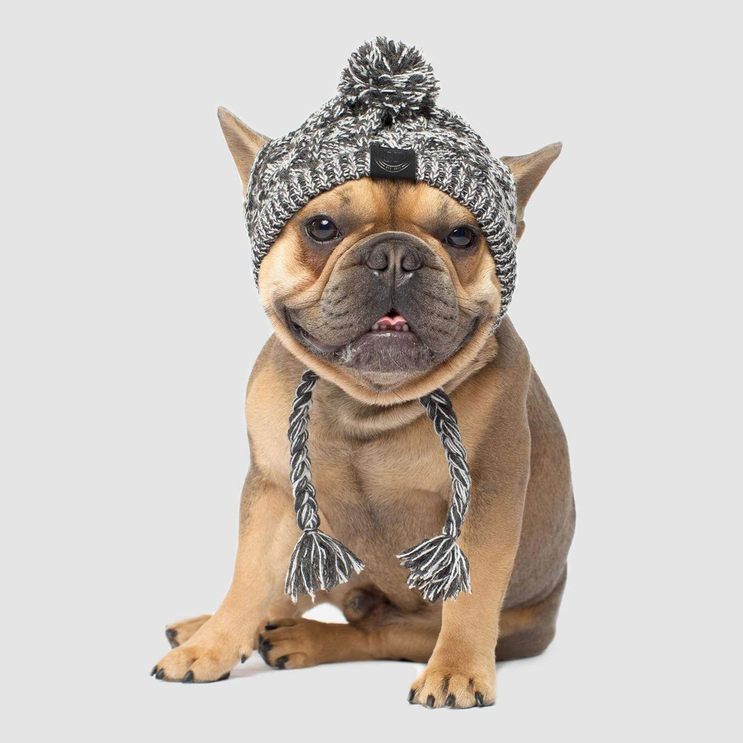 Winter Pet Dog Hat Christmas Warm Windproof Pet Hats Woolen Dog Accessories for Small Medium Dogs Hat French Bulldog Outdoor