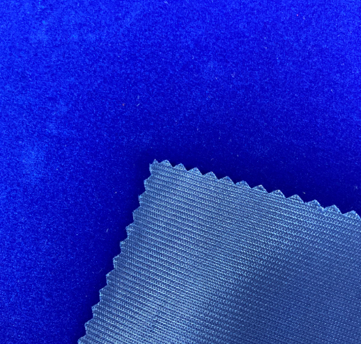 China factory plain dyed solid 100% nylon zeer velvet flocked fabric for jewelry package gift box