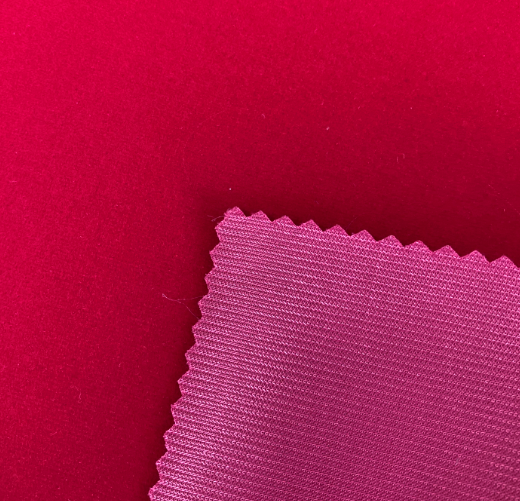 China factory plain dyed solid 100% nylon zeer velvet flocked fabric for jewelry package gift box