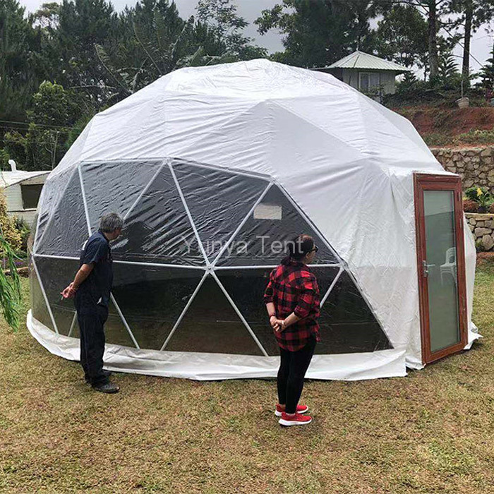 Wholesale Outdoor Luxury Hotel Geodesic Dome Tent For Camping