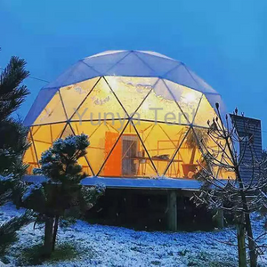 Winter Outdoor Glamping Dome Kits Prefab Houses Luxury Living Tents For Camp Resorts