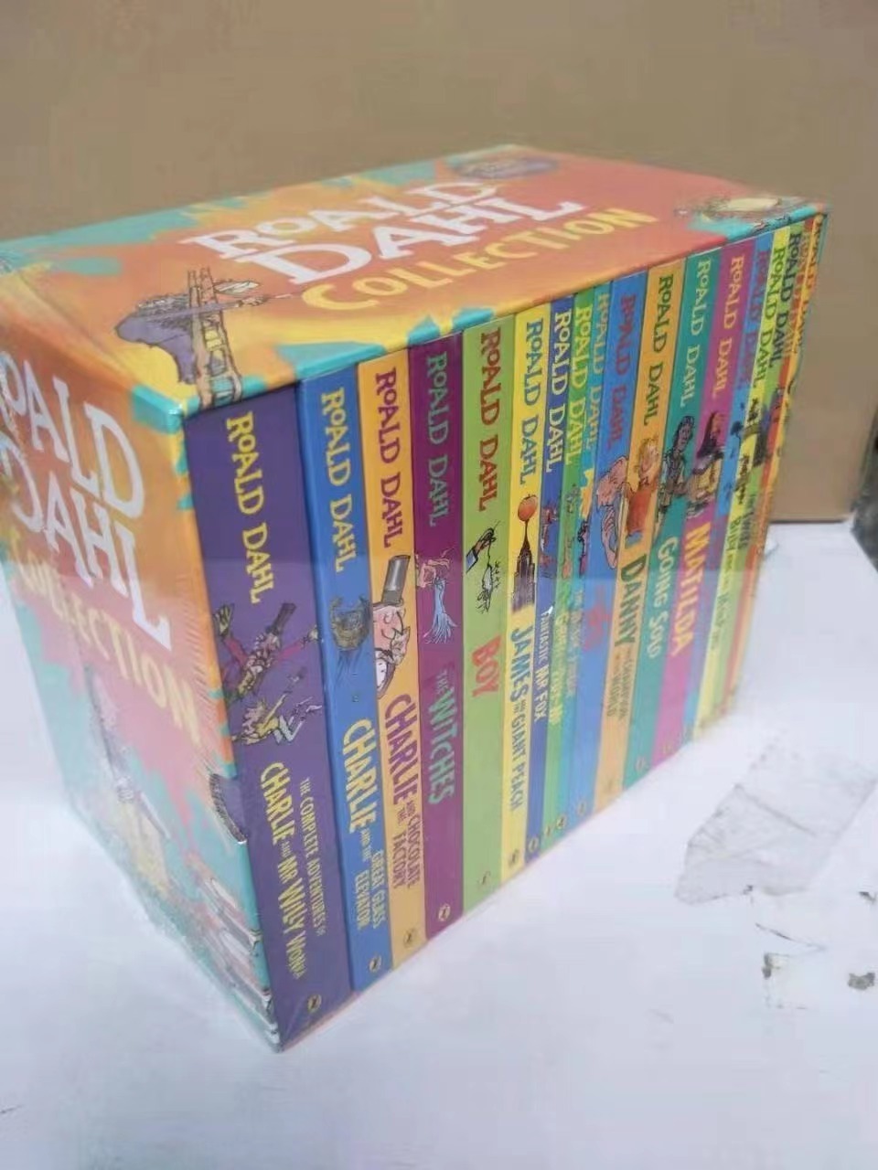 18 Books/set Roald Dahl Collection Children's Literature English Picture Novel Story Book Set Early Educaction Reading for Kids