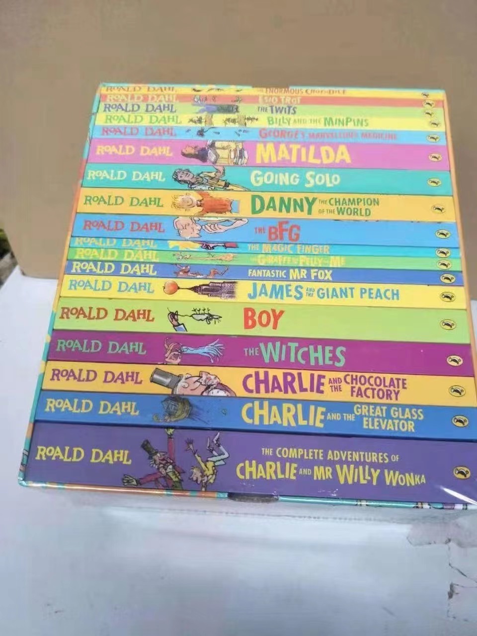 18 Books/set Roald Dahl Collection Children's Literature English Picture Novel Story Book Set Early Educaction Reading for Kids