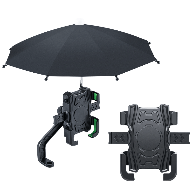 Waterproof Sun Shade Small Umbrella Phone Stand Motorcycle Battery Car Bike Navigation Phone Holder