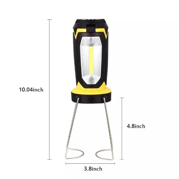 Multifunction LED camping light 18650 battery powered Outdoor Working lantern Portable Emergency Lamp Tent hanging Other Camping