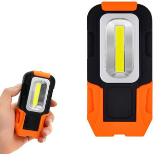 Battery Powered Portable COB Magnetic Foldable LED Inspection Lamp with Hook LED Pocket Work Light