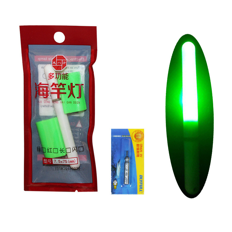 Electronic fishing light strip waterproof float accessories suitable for night use red and green options are available