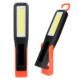 Portable Spotlight Working Light Rechargeable LED COB Camping Work Inspection Light Lamp Hand Hook Clip Torch