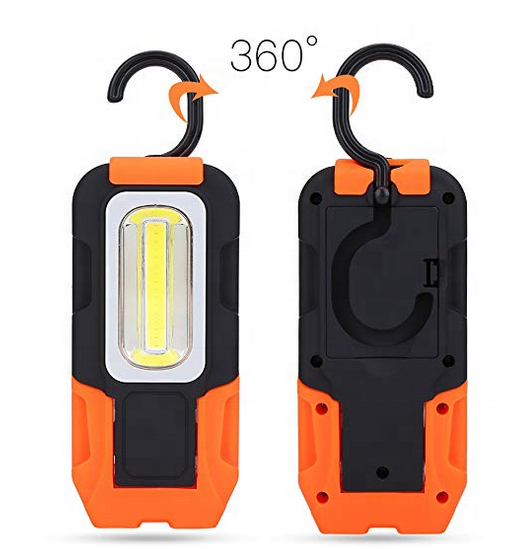 Portable LED Work Light  Magnetic Base  Hanging Hook for Car Repairing  Blackout and Emergency