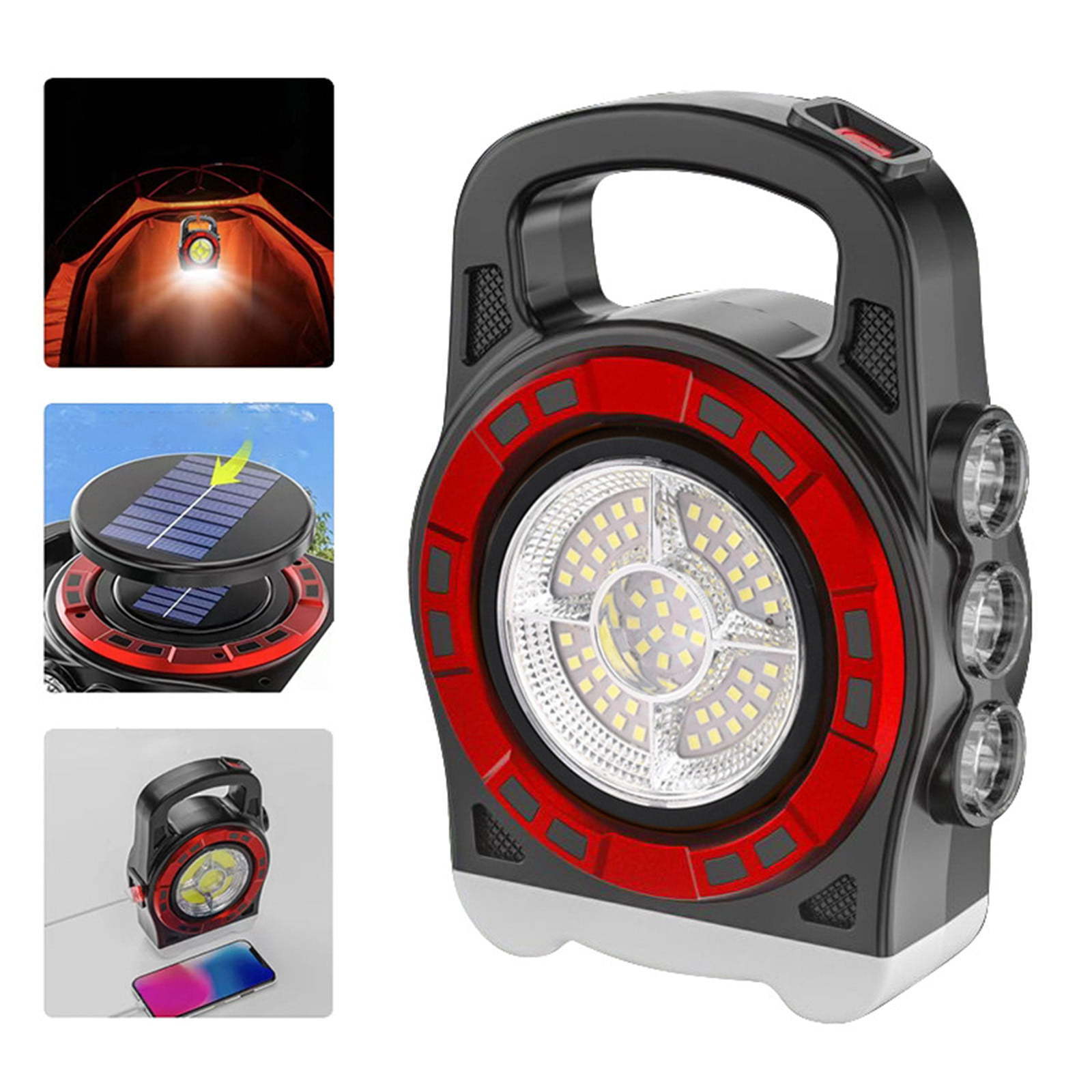 Led Flashlight High Lumens Waterproof Handheld Spotlight for Home Power Failure Outdoor Camping Hiking Led cob lantern