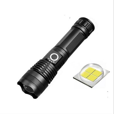 Ultra Bright Self Defense Flash Light USB Rechargeable Mini Torch Led Tactical Flashlight