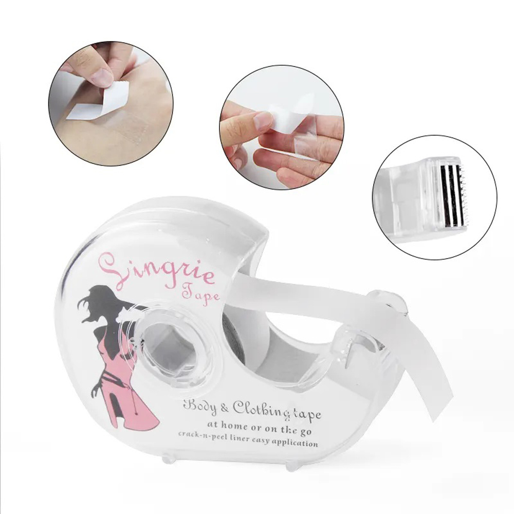 Mei Xiao Ti Transparent Sticky Tape Prevent Blouse from Slipping Off Double Sided Tape for Clothes