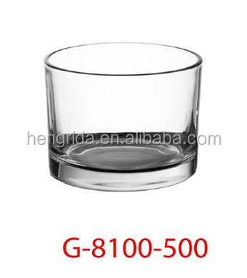 wholesale home decoration transparent glass candle holders